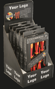 Schraubendreher-Set Classic VDE Display